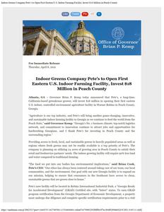 Press release, 2021 April 8