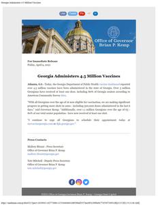 Press release, 2021 April 9A