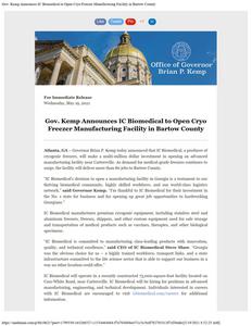 Press release, 2021 May 19