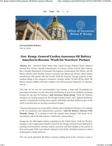 Press release, 2022 July 20A