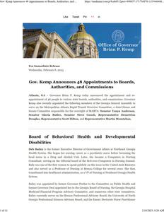 Press release, 2023 February 8
