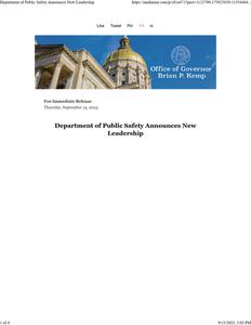 Press release, 2023 September 14