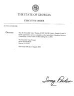 Executive order, 2006 August 25d