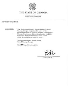 Executive order, 2020 October 28L