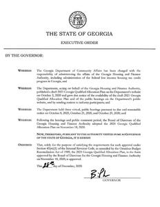 Executive order, 2020 December 28