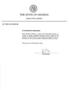 Executive order, 2020 September 24