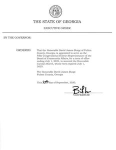 Executive order, 2020 September 29L