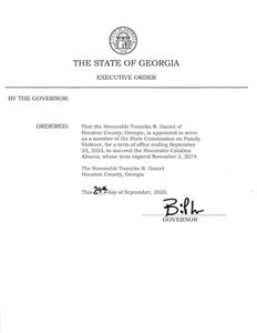 Executive order, 2020 September 29P