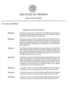 Executive order, 2020 September 30A