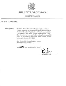Executive order, 2020 September 30N