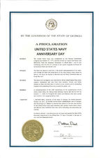 A proclamation: United States Navy Anniversary Day, Oct. 11, 2011