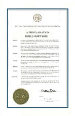 A proclamation: Purple Heart Week, Aug. 27, 2012