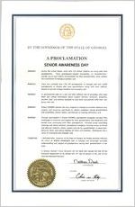 By the Governor of the State of Georgia, a proclamation, 2014 January 27; By the Governor of the State of Georgia, a proclamation: Senior Awareness Day