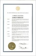 By the Governor of the State of Georgia, a proclamation, 2014 February 19A; By the Governor of the State of Georgia, a proclamation: Georgia Arbor Day