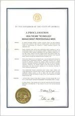 By the Governor of the State of Georgia, a proclamation, 2014 April 17A; By the Governor of the State of Georgia, a proclamation: Healthcare Technology Management Professionals Week