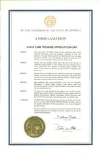 A proclamation: Child Care Provider Appreciation Day, Apr. 23, 2015