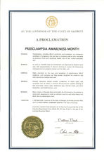 A proclamation: Preeclampsia Awareness Month, Apr. 24, 2015