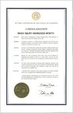 A proclamation: Brain Injury Awareness Month, Feb. 16, 2016