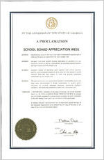 A proclamation: School Board Appreciation Week, Feb. 24, 2016