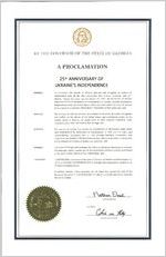By the Governor of the State of Georgia, a proclamation, 2016 July 27