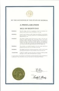 By the Governor of the State of Georgia, a proclamation, 2019 December 3