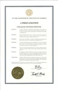 By the Governor of the State of Georgia, a proclamation, 2019 August 20B