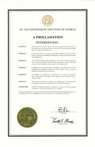 By the Governor of the State of Georgia, a proclamation, 2019 September 12I