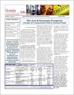 Georgia Council for the Arts quarterly newsletter, Vol. 1, Issue 3 (Jan. 2008)