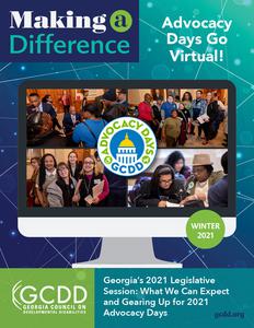 Making a difference: a quarterly digital magazine from the GCDD, 2021 Winter