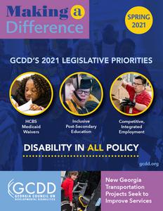 Making a difference: a quarterly digital magazine from the GCDD, 2021 Spring