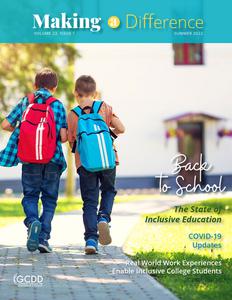 Making a difference: a quarterly digital magazine from the GCDD, 2022 Summer