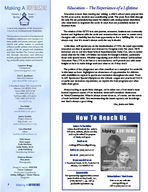 Making a difference [Vol. 4, no. 1 (Spring 2003)]