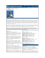 Moving forward, vol. 12, no. 19  (2007 May 23)