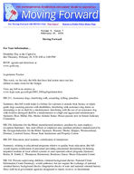 Moving forward, vol. 9, no. 7  (2004 February  20)