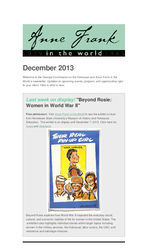 Anne Frank in the world [Dec. 2013]