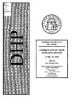Certificate-of-need tracking report [Apr. 28, 2000]