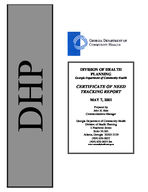 Certificate-of-need tracking report [May 7, 2001]