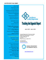 Certificate-of-need tracking and appeals report [July 2-8, 2014]