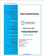 Certificate of Need tracking and appeals report, 2019 July 3 - 2019 July 9