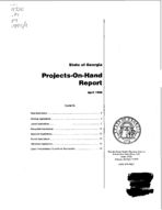 Projects-on-hand report [Apr. 1995]