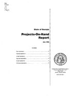 Projects-on-hand report [July 1996]
