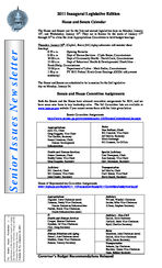 Senior issues newsletter [Vol. 32, No. 1 (Jan. 14, 2011)]