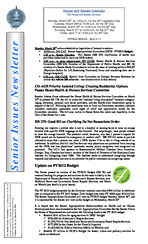 Senior issues newsletter [Vol. 32, No. 11 (Mar. 25, 2011)]