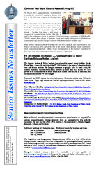 Senior issues newsletter [Vol. 32, No. 14 (May 31, 2011)]