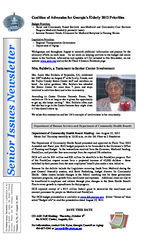 Senior issues newsletter [Vol. 32, No. 17 (Aug. 31, 2011)]