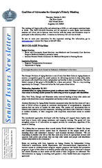 Senior issues newsletter [Vol. 32, No. 18 (Sept. 30, 2011)]
