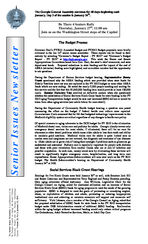 Senior issues newsletter [Vol. 32, No. 2 (Jan. 21, 2011)]