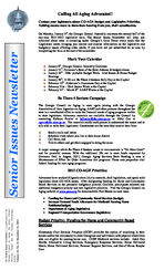 Senior issues newsletter [Vol. 32, No. 21 (Dec. 31, 2011)]