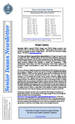 Senior issues newsletter [Vol. 33, No. 2 (Jan. 27, 2012)]