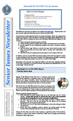 Senior issues newsletter [Vol. 34, No. 18 (Nov. 30, 2013)]